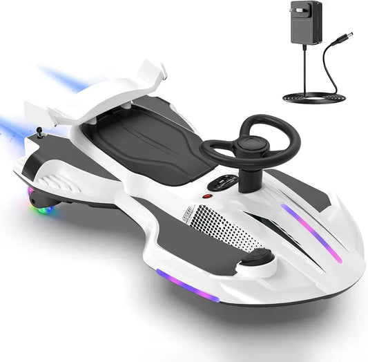 12V Electric Wiggle Car | 2-in-1 Swing & Drift Ride-On
