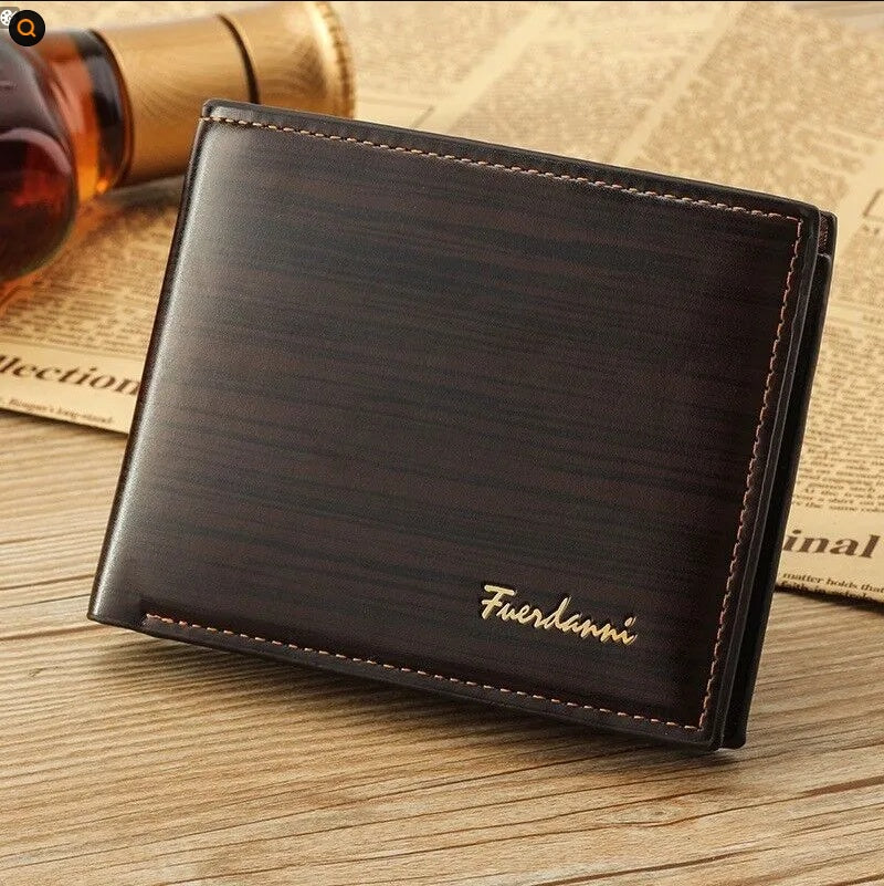 Men's Bifold Leather Credit ID Card Holder Wallet Billfold Purse Clutch Billfold