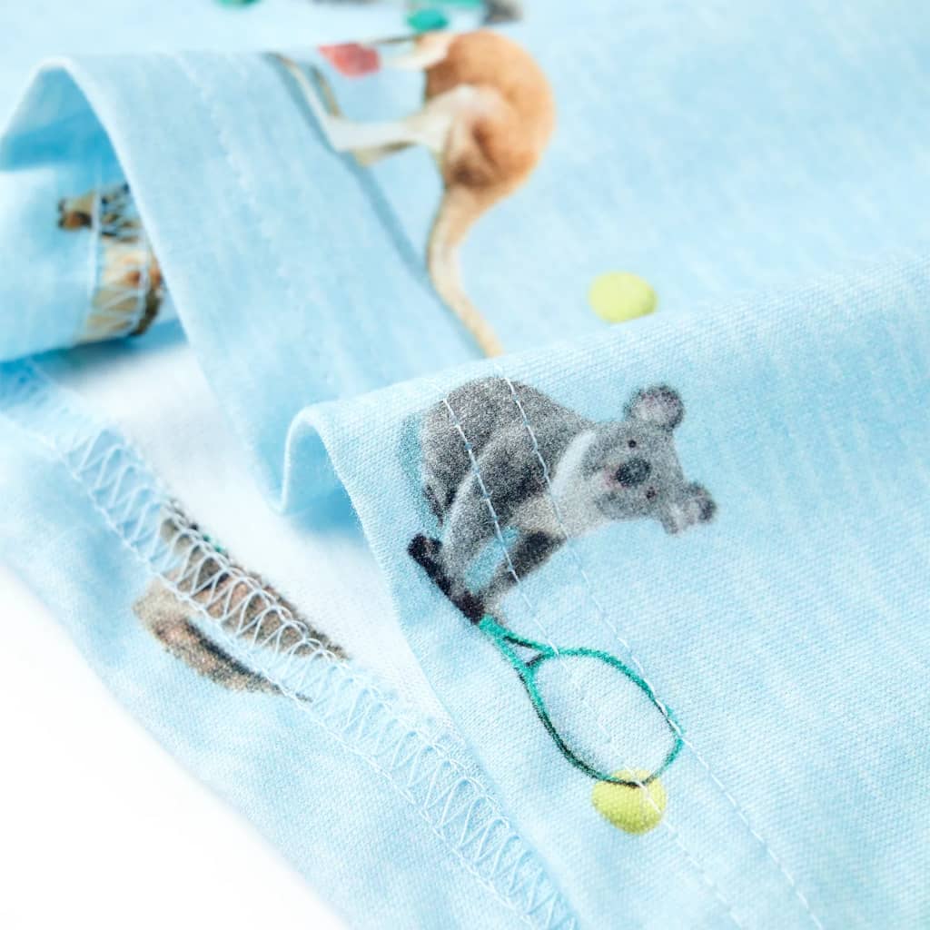 Children's T-shirt Light Blue Melange 104 Children's T-shirt Light Blue Melange 116