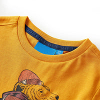 Children's long-sleeved shirt ochre 104 Children's long-sleeved shirt ochre 116 Children's long-sleeved shirt ochre