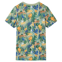 Children's Short-sleeved Shirt, Multicoloured, Size 104 Children's Short-sleeved Shirt, Multicoloured, Size 116 Children's Short-sleeved Shirt, Multicoloured