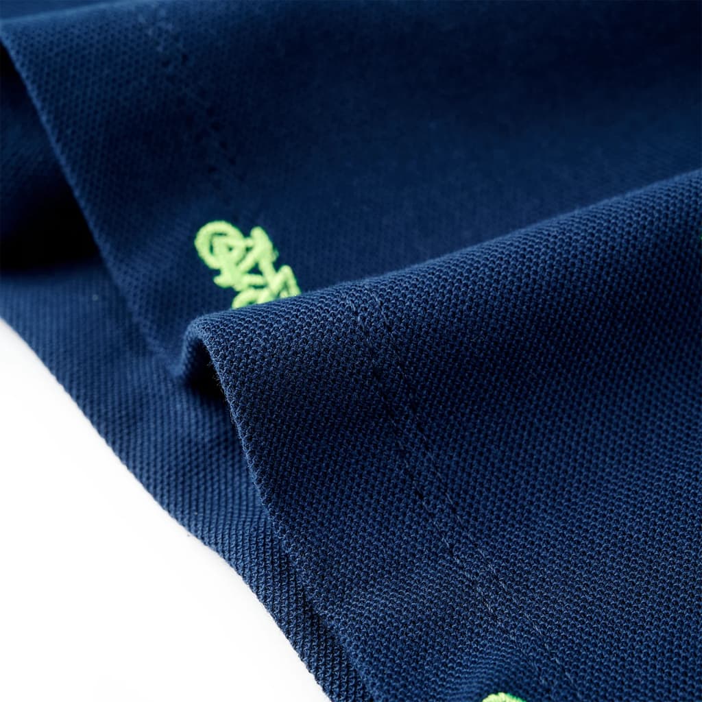 Children's polo shirt navy blue 116 Children's polo shirt melange 104 Children's polo shirt melange