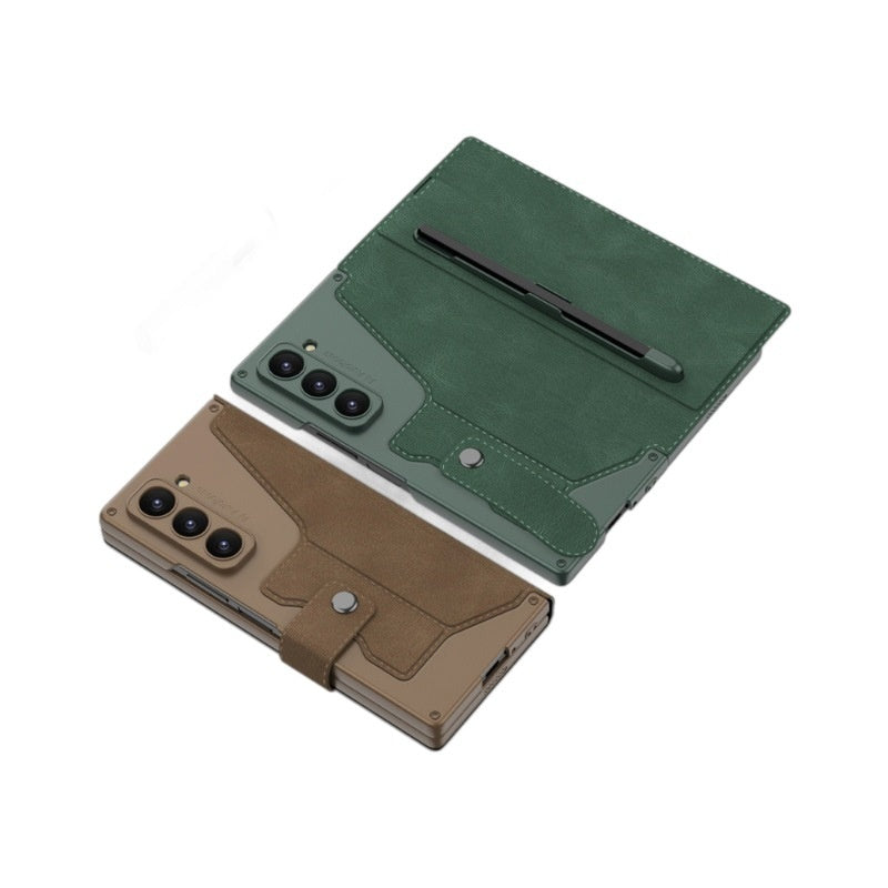 ZFold6 Folding Phone Case Flip Leather Case Phone Case