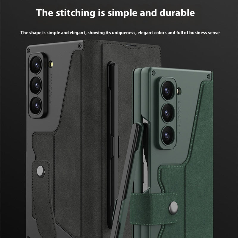 ZFold6 Folding Phone Case Flip Leather Case Phone Case