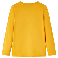 Children's long-sleeved shirt ochre 104 Children's long-sleeved shirt ochre 116 Children's long-sleeved shirt ochre
