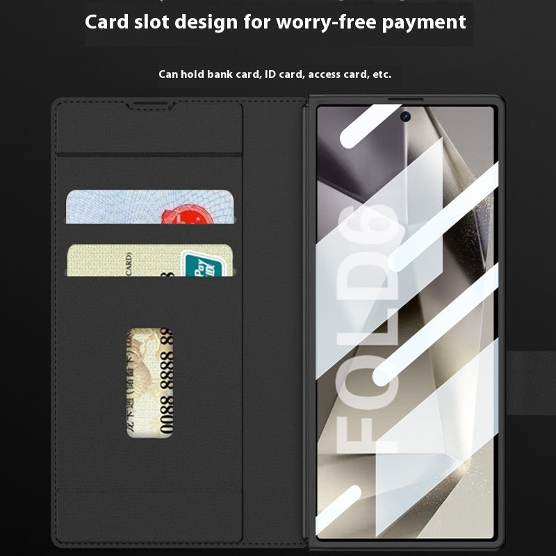 ZFold6 Folding Phone Case Flip Leather Case Phone Case