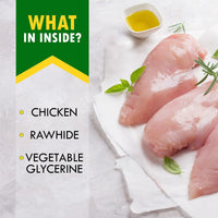 Dog Smoked Rawhide Sticks Wrapped Chicken Pet Natural Chew Treats Grain Free Organic Meat Healthy Human Grade Dried Snacks In Bulk