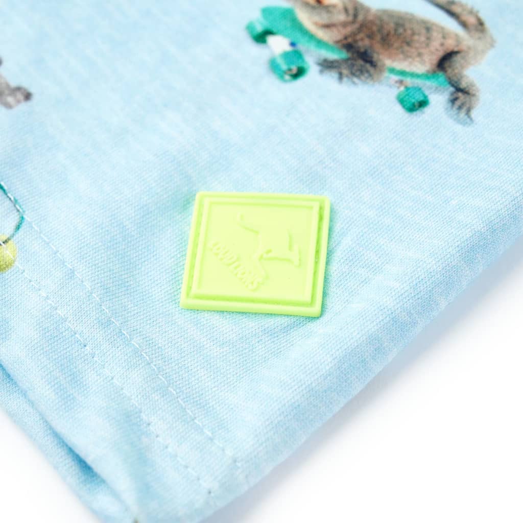 Children's T-shirt Light Blue Melange 104 Children's T-shirt Light Blue Melange 116