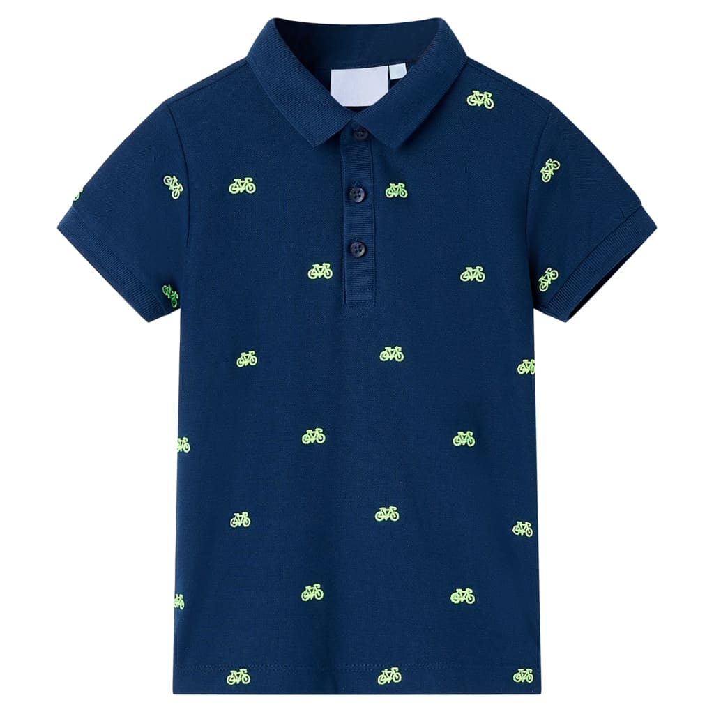 Children's polo shirt navy blue 116 Children's polo shirt melange 104 Children's polo shirt melange