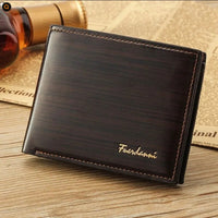 Men's Bifold Leather Credit ID Card Holder Wallet Billfold Purse Clutch Billfold