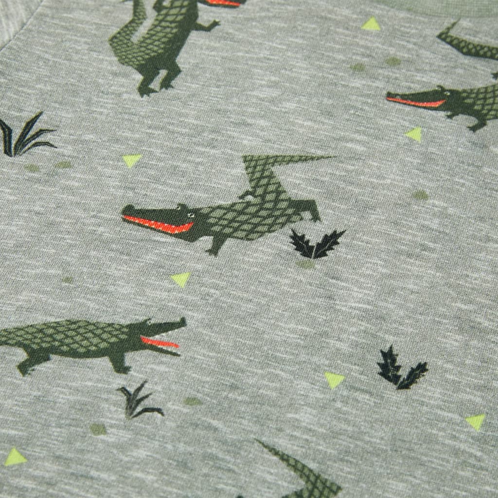 Children's T-shirt Light Khaki Melange 116 Children's T-shirt Light Khaki