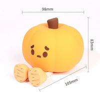 Pumpkin Lantern Silicone Night Light Bedroom Sleep Lamp Bedside Pat Lamp Sleeping Companion Cartoon Ornaments Children's Lamp