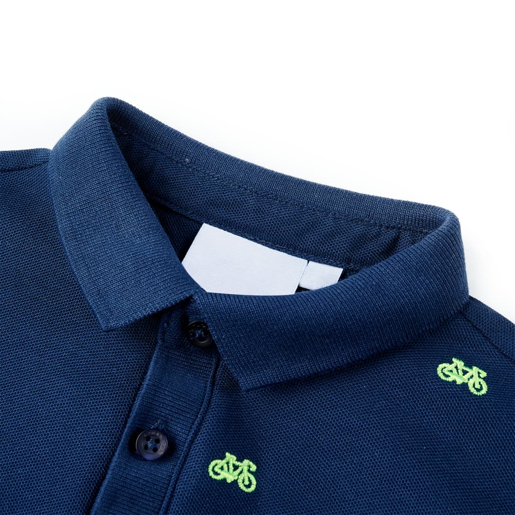 Children's polo shirt navy blue 116 Children's polo shirt melange 104 Children's polo shirt melange