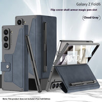 ZFold6 Folding Phone Case Flip Leather Case Phone Case
