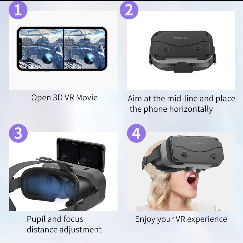 All-in-One 3D VR Headset | Virtual Reality Glasses
