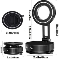 2026 Magnetic vacuum  car phone holder 360 adjustable mount
