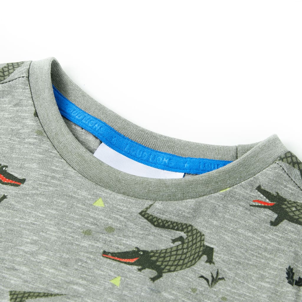 Children's T-shirt Light Khaki Melange 116 Children's T-shirt Light Khaki