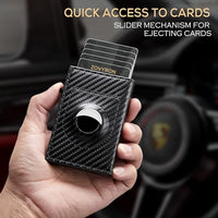 Airtag Wallet Men Minimalist  Up Wallet With Money Clip RFID Card Holder Slim Wallet With Airtag Holder,ID Window