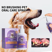 Yegebang Cat And Dog Teeth Cleaning Spray Pet Oral Cleaning Deodorizing Fresh Breath