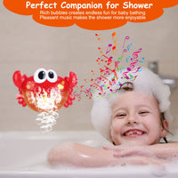 1Pc Frog Musical Bubble Bath Maker Baby Bath Toys For Bathtubs Toddler Bubble Machine For Bath