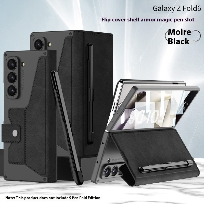 ZFold6 Folding Phone Case Flip Leather Case Phone Case