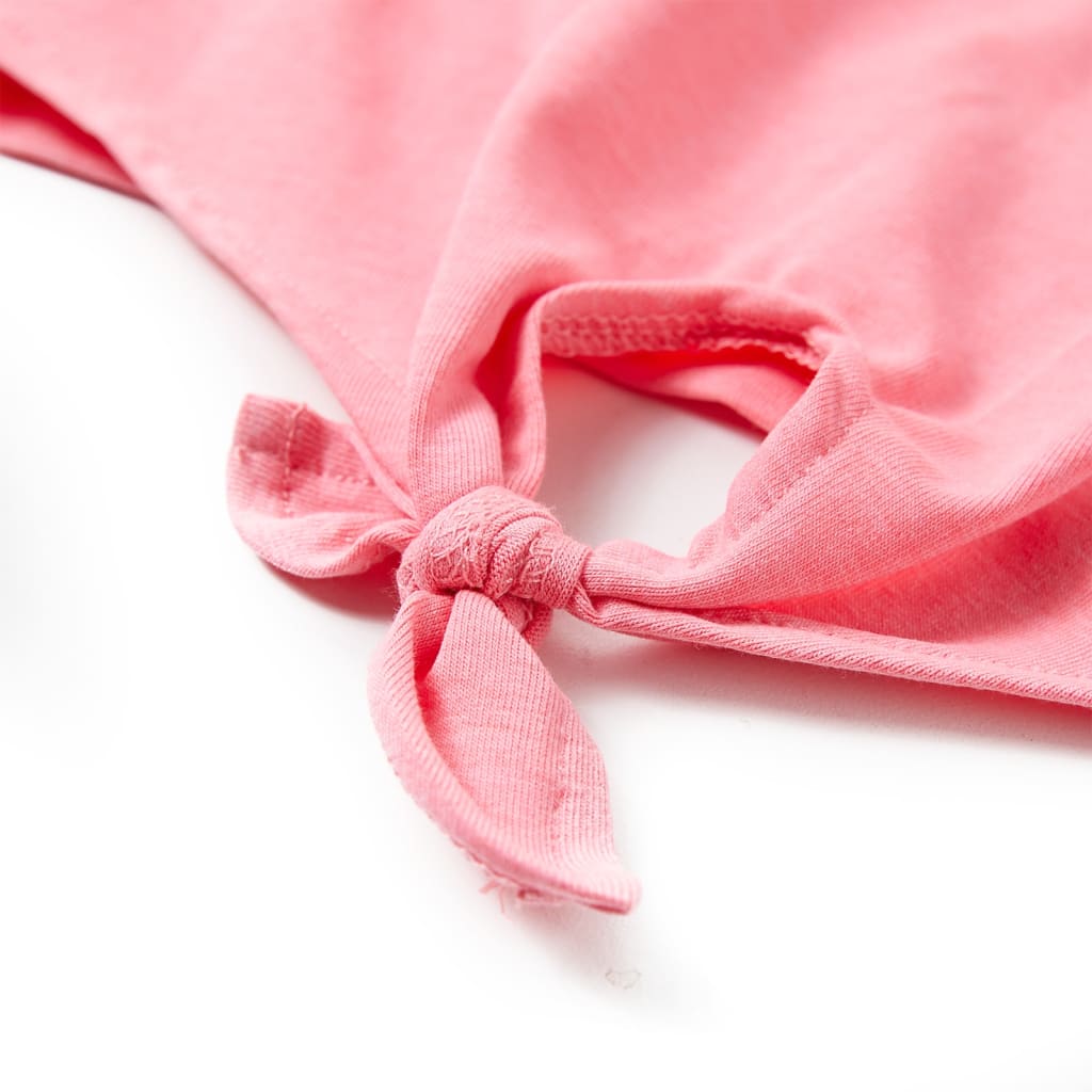 children's T-shirt neon pink 104 children's T-shirt neon pink 128 children's T-shirt navy blue