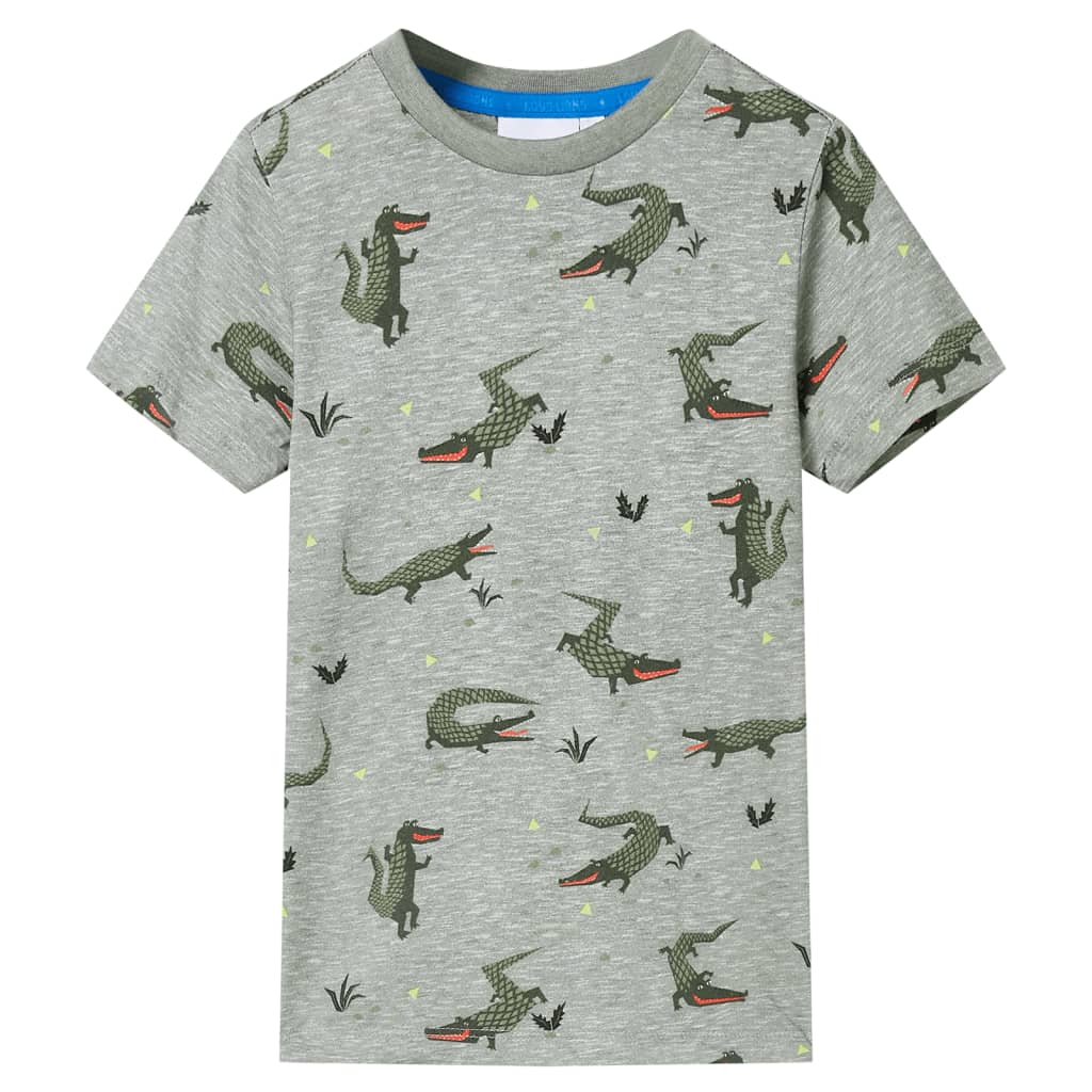 Children's T-shirt Light Khaki Melange 116 Children's T-shirt Light Khaki
